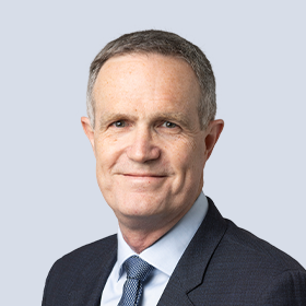 A portrait photograph of Brambles' CEO, CHEP Asia-Pacific & CHEP India, Middle East, Türkiye and Africa Phillip Austin